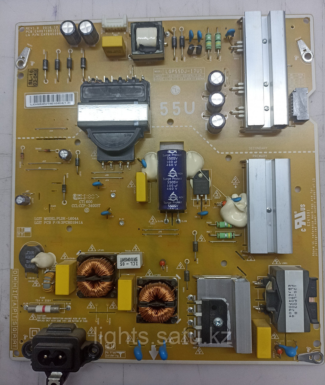Блок питания EAX67189101(1.4), LGP-55DJ-17U1 для 55UK6100PLA