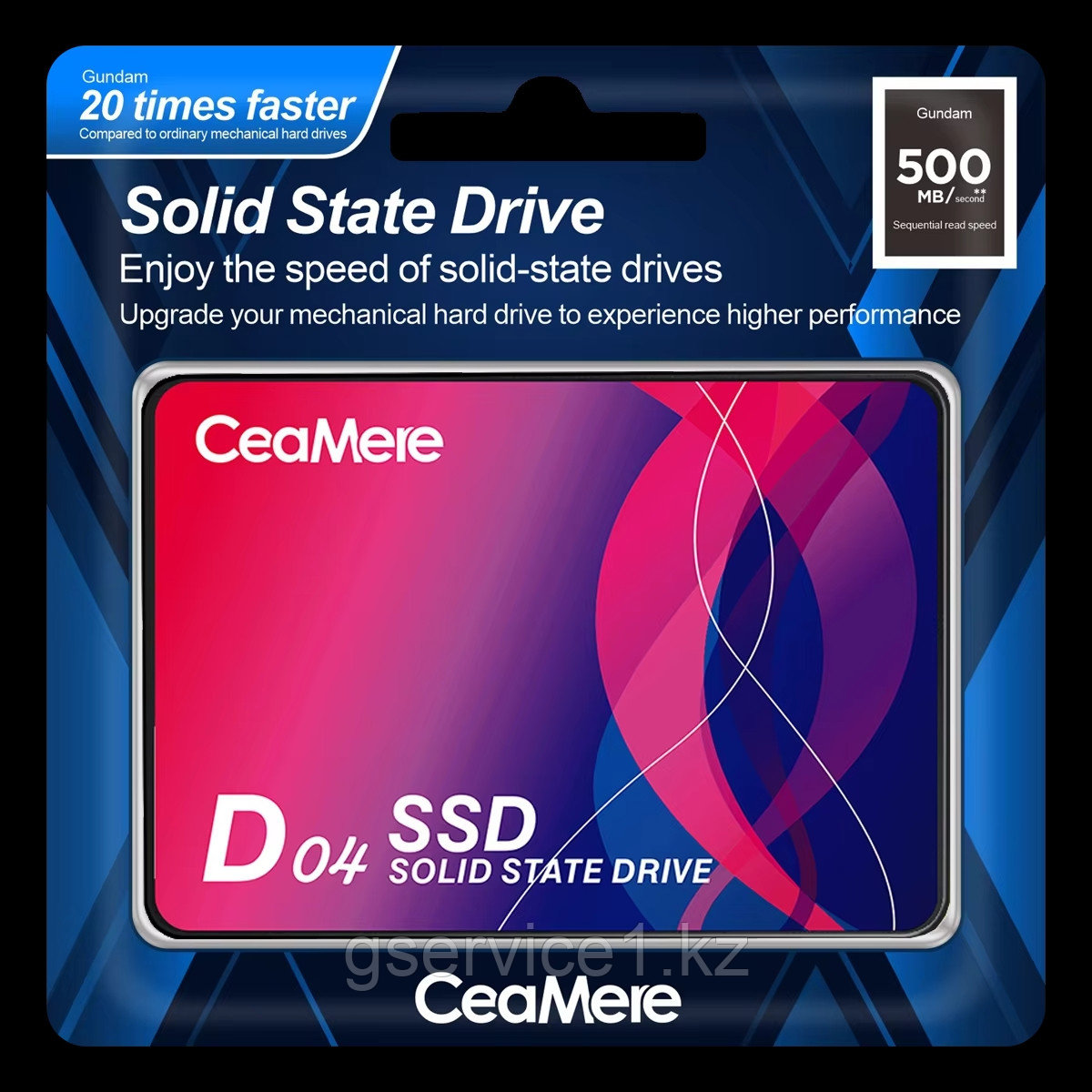 SSD-512 накопитель CeaMere (CMSSDA/520G-6GB/s) [512 ГБ, 2.5",SATA III, 500MБ/сек]