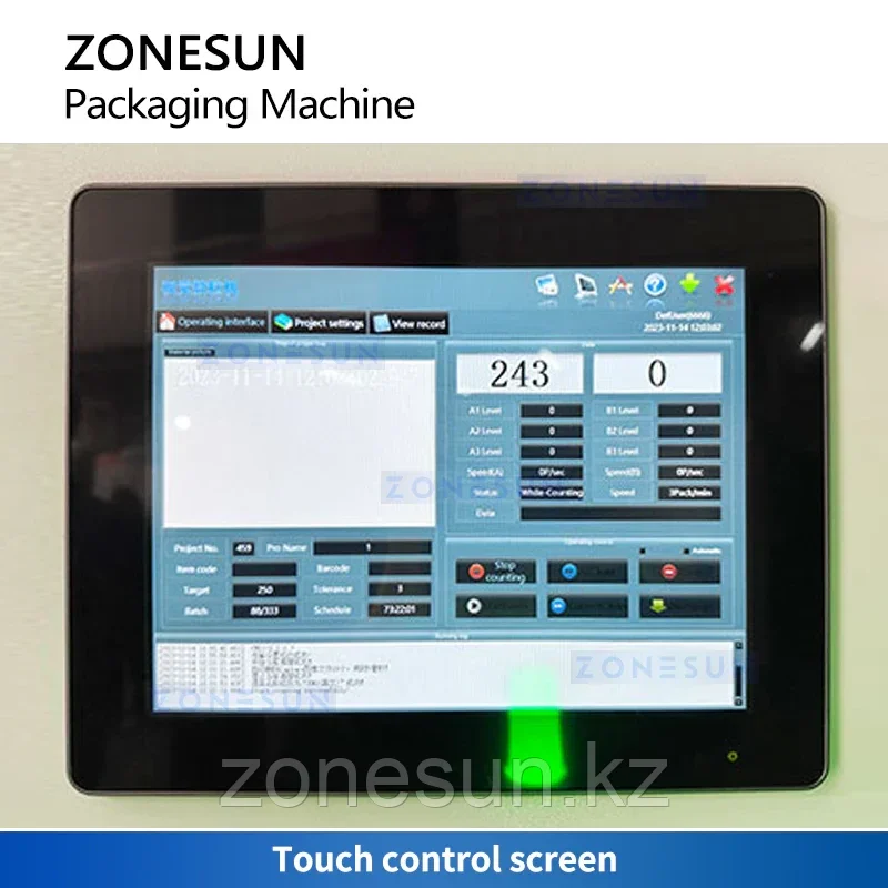 ZONESUN ZS-JSP20 Автоматическая машина для визуального подсчета, наполнения, запечатывания и упаковки в мешки