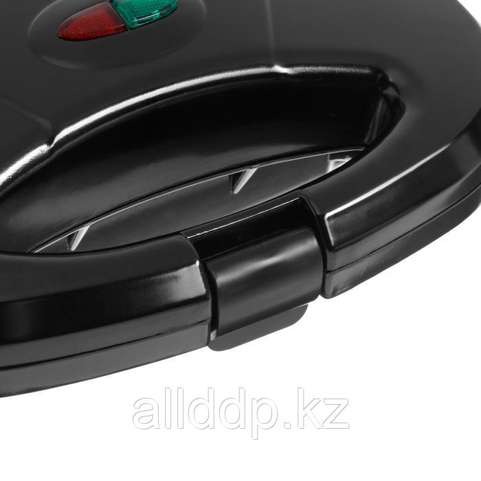Вафельница электрическая LuazON LT-08, 750 Вт, орешки, антипригарное покрытие, черная