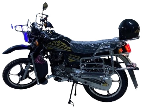 Мотоцикл Almotor ALR200 черный, золотистый