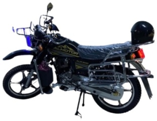 Мотоцикл Almotor ALR200 черный, золотистый3