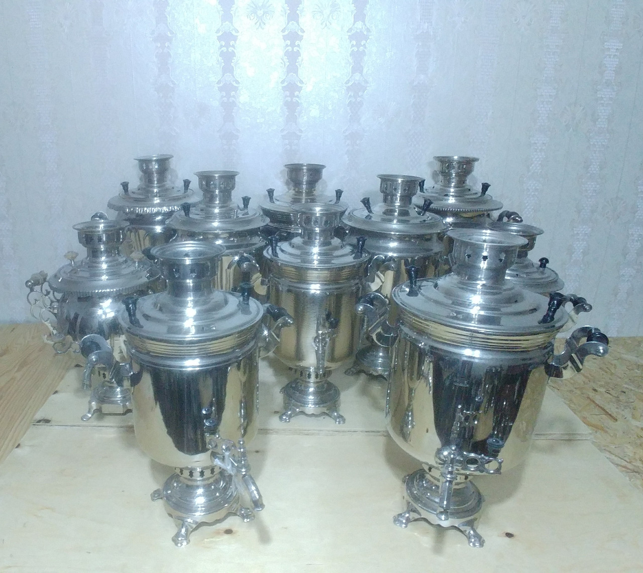 Аренда Тульских самоваров на дровах