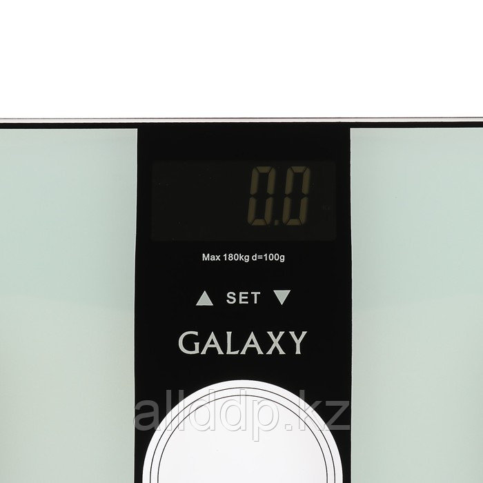 Весы напольные Galaxy GL 4852, диагностические, до 180 кг, 2хААА, стекло, белые