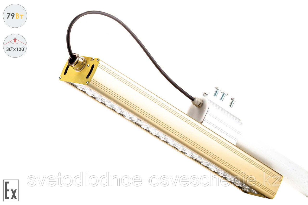 Магистраль Взрывозащищенная GOLD, консоль K-1, 79 Вт, 30X120°, светодиодный светильник