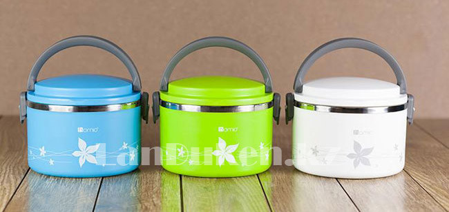 Ланч бокс 1,0 л (Aying combined lunch box) розовый