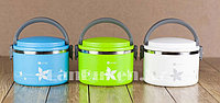 Ланч бокс 1,0 л (Aying combined lunch box) розовый2