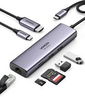 ugreen Hub UGREEN CM512 USB-C Multifunction Adapter with Ethernet Interface 60515