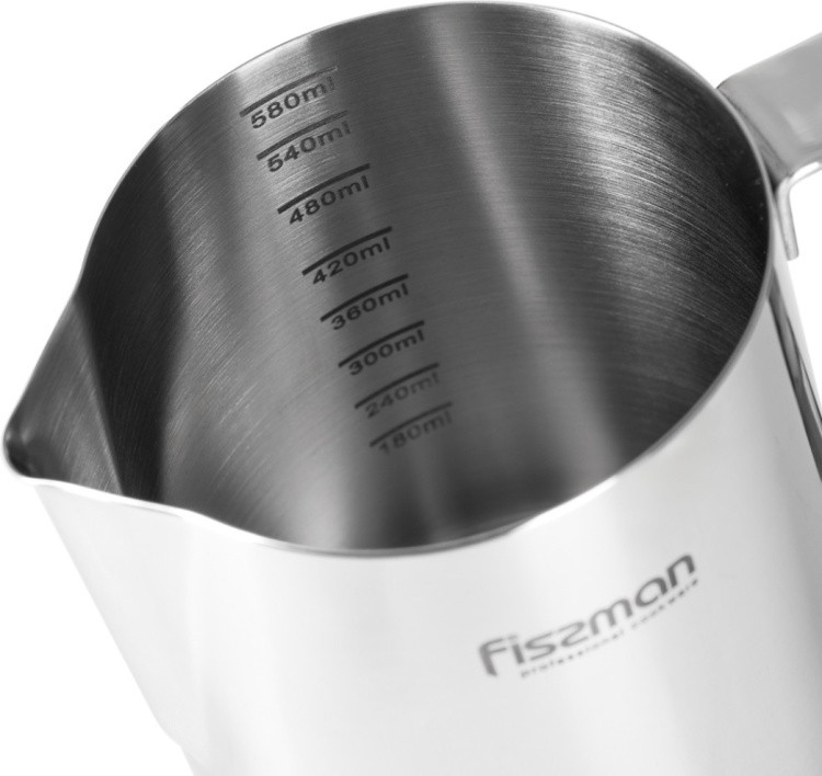 5250 FISSMAN Молочник с крышкой (нерж. сталь)
