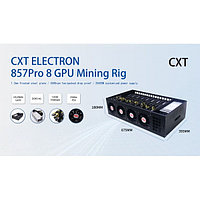Корпус для майнинга в сборе материнская плата на 8 видеокарт, CPU, DIMM, SSD, БП2