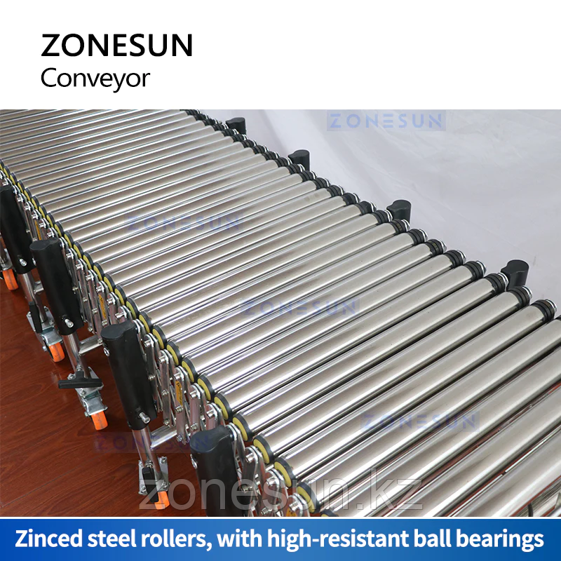 ZONESUN ZS-FCV600 ГИБКИЙ УДЛИНЯЕМЫЙ РОЛИКОВЫЙ КЛИНОВОЙ КОНВЕЙЕР