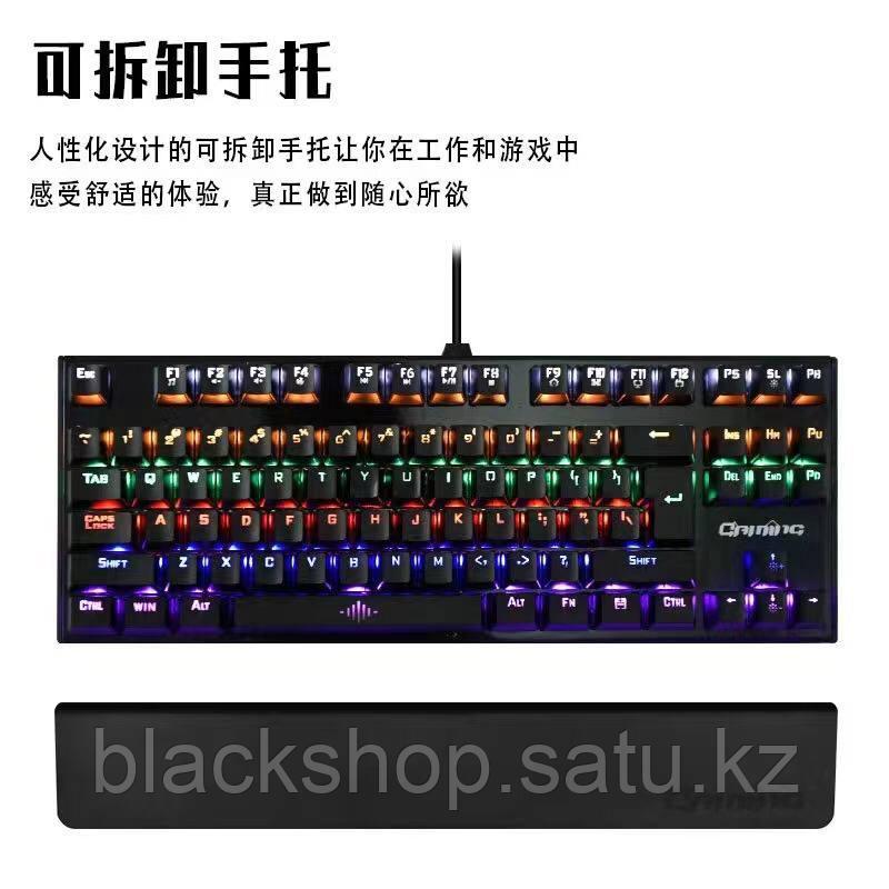 Клавиатура механическая с подсветкой и подставкой для ладони K28