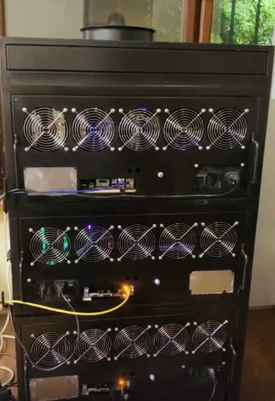 РИГ, Корпус, Для майнинга видеокарт (videocard Mining Rig)