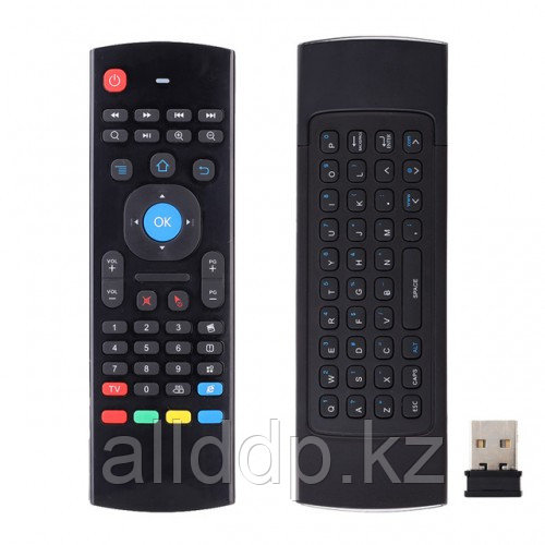 Пульт-аэромышь MX3 с клавиатурой для Smart TV/PC с русской клавиатурой