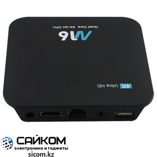 ANDROID TV BOX M16 4K Ultra HD, ВКонтакте, Инстаграм, Огромный функционал