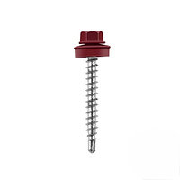 Саморез кровельный по дереву 4,8*19мм RAL3005 (250 шт)