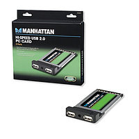 I/O Card, Manhattan, PC card USB 2.0 2 Port (516167)