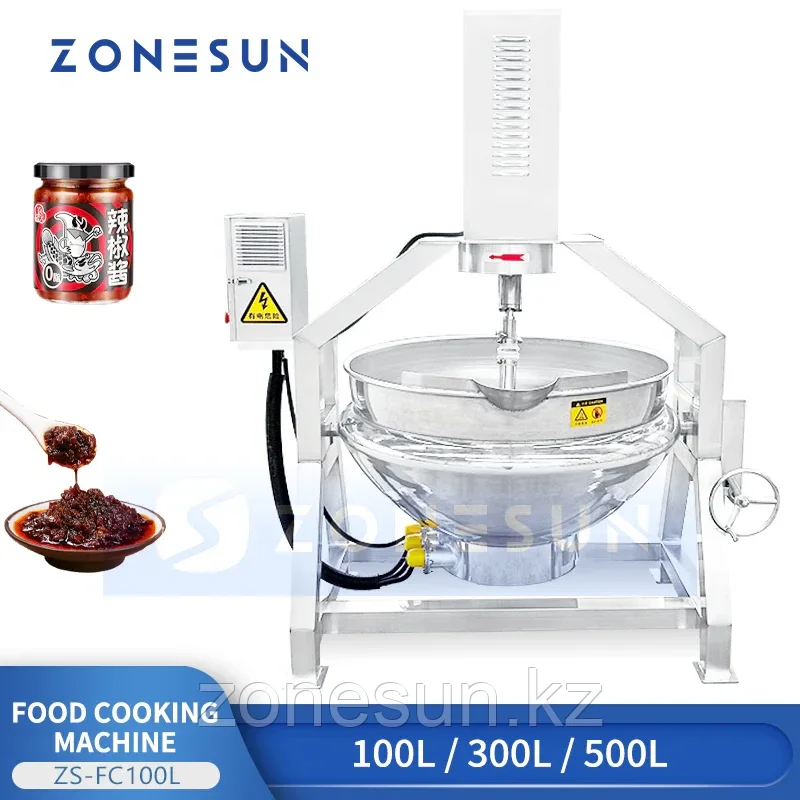 ZONESUN ZS-FC100L Промышленный варочный котел Электрический варочный котел Машина для обработки пищевых продуктов