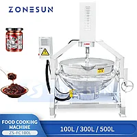 ZONESUN ZS-FC100L Промышленный варочный котел Электрический варочный котел Машина для обработки пищевых продуктов5