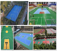 Спортивное покрытие (силиконовое PU, силиконо-полиуретановое Si-PU)
