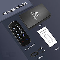 Голосовой карманный переводчик OLCAM Z2 AI Translator, 109 онлайн языков, 12 оффлайн языков1
