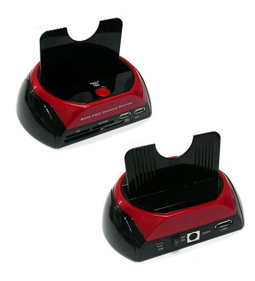 Док-станция 3.5 , 2.5 BS-HD04, External, SATA, 3Гбит, с, USB, eSATA, 2xUSB, CF, MS, SD, SDHC, MMC