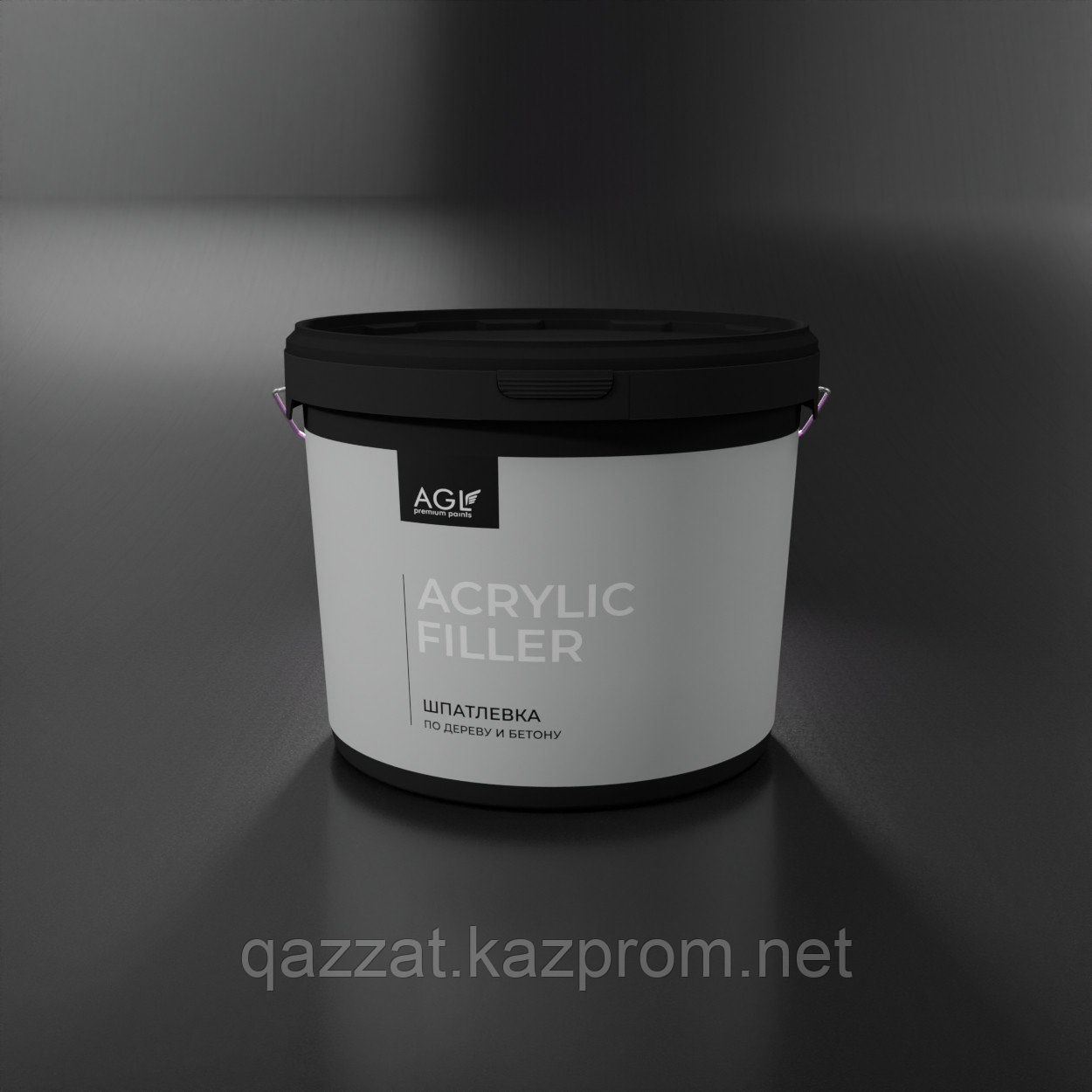 Шпатлевка AGL ACRYLIC FILLER по дереву и бетону (белая) 25 кг