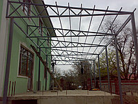 Изготовление и монтаж навесов3