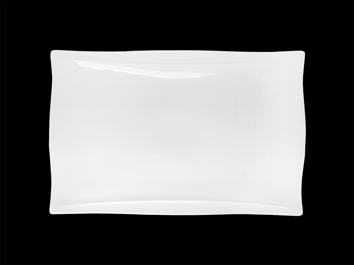 Блюдо прямоугольное 36 см Royal White TU1894-2 (набор 4шт) TUDOR
