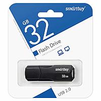 Флеш-диск 32GB SMARTBUY Clue USB 2.0, черный, SB32GBCLU-K1