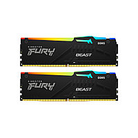 Комплект модулей памяти Kingston FURY Beast RGB KF556C40BBAK2-32 DDR5 32GB (Kit 2x16GB) 5600MHz1