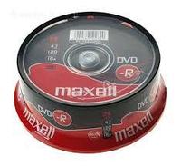 Диски DVD-R MAXELL -шпиндель 4,7gb 120 мин 25шт