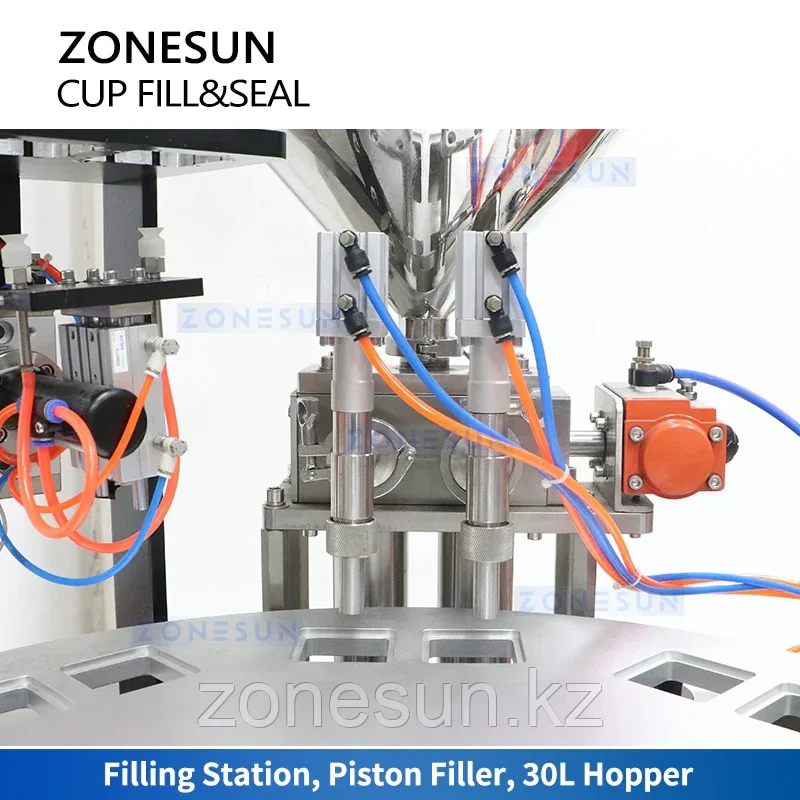 Машина для наполнения и запечатывания стаканов роторного типа ZONESUN ZS-AFS06