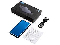 Внешний аккумулятор Forge v.2 металл, 10000mah, синий6