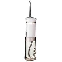Ирригатор для полости рта REVYLINE RL 420, портативный, емкость резервуара 0,18 л, 2 насадки, белый