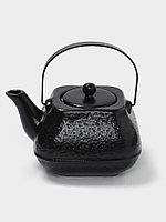 Чайник заварочный с ситом 0,85 л, Magistro Black Swan, черный