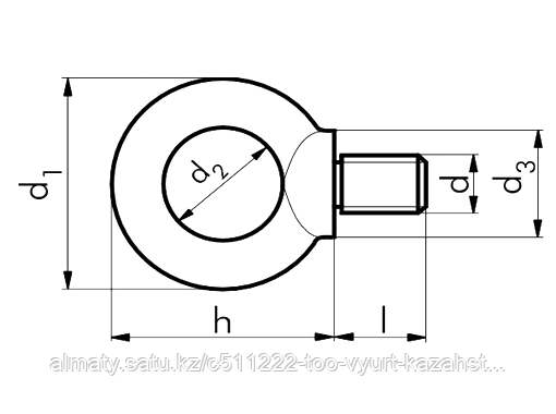 Коуш DIN580-C15E-M24