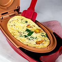 Универсальная электрическая омлетница Red Copper 5 Minute Chef3