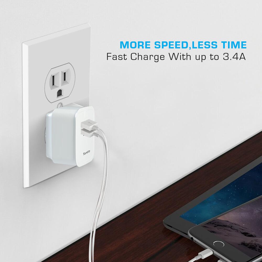 Toreto TOR 508 V8 Dual USB Charger