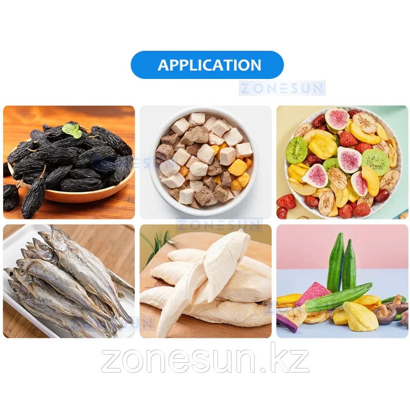 ZONESUN ZS-FD650 Промышленная сублимационная сушилка Вакуумная коммерческая сушилка