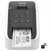 Принтер для печати этикеток Brother QL-810W с поддержкой USB и Wi-Fi