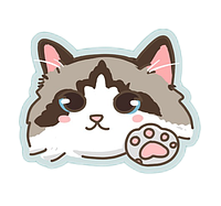 Коврик для мыши котик