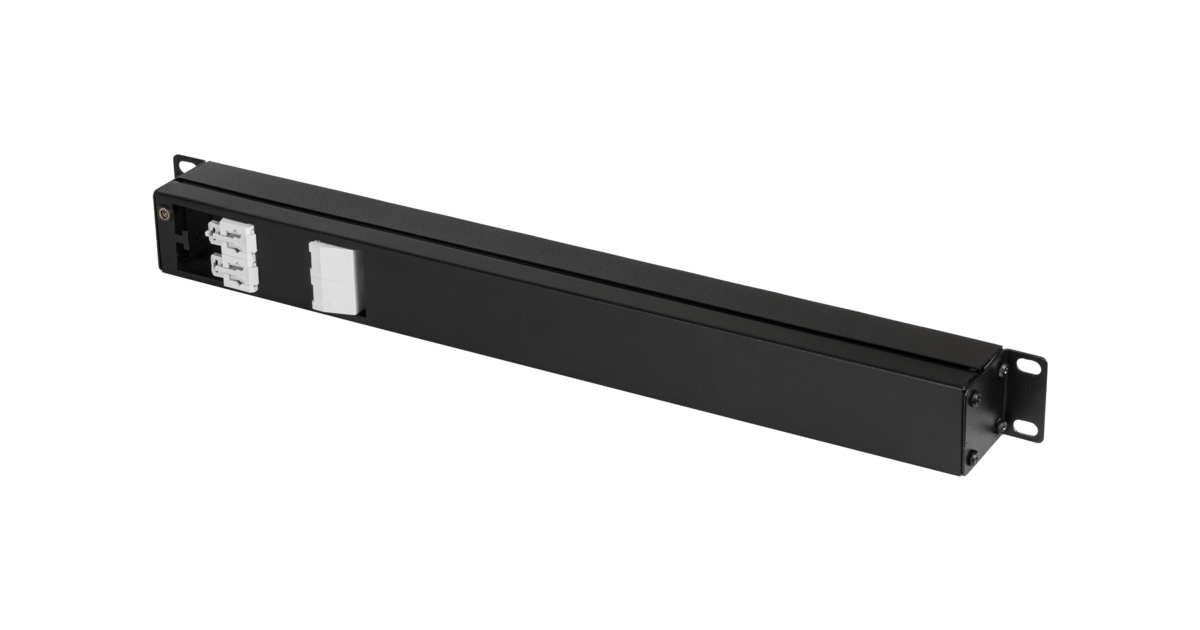 Блок электрических розеток TLK, 19" на 7 гнезд, с автоматом 2P 25A