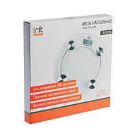 Весы напольные Irit IR-7250, электронные, до 150 кг, стекло, 1хCR2032, белые3