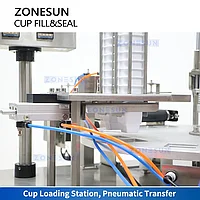 Машина для наполнения и запечатывания стаканов роторного типа ZONESUN ZS-AFS065